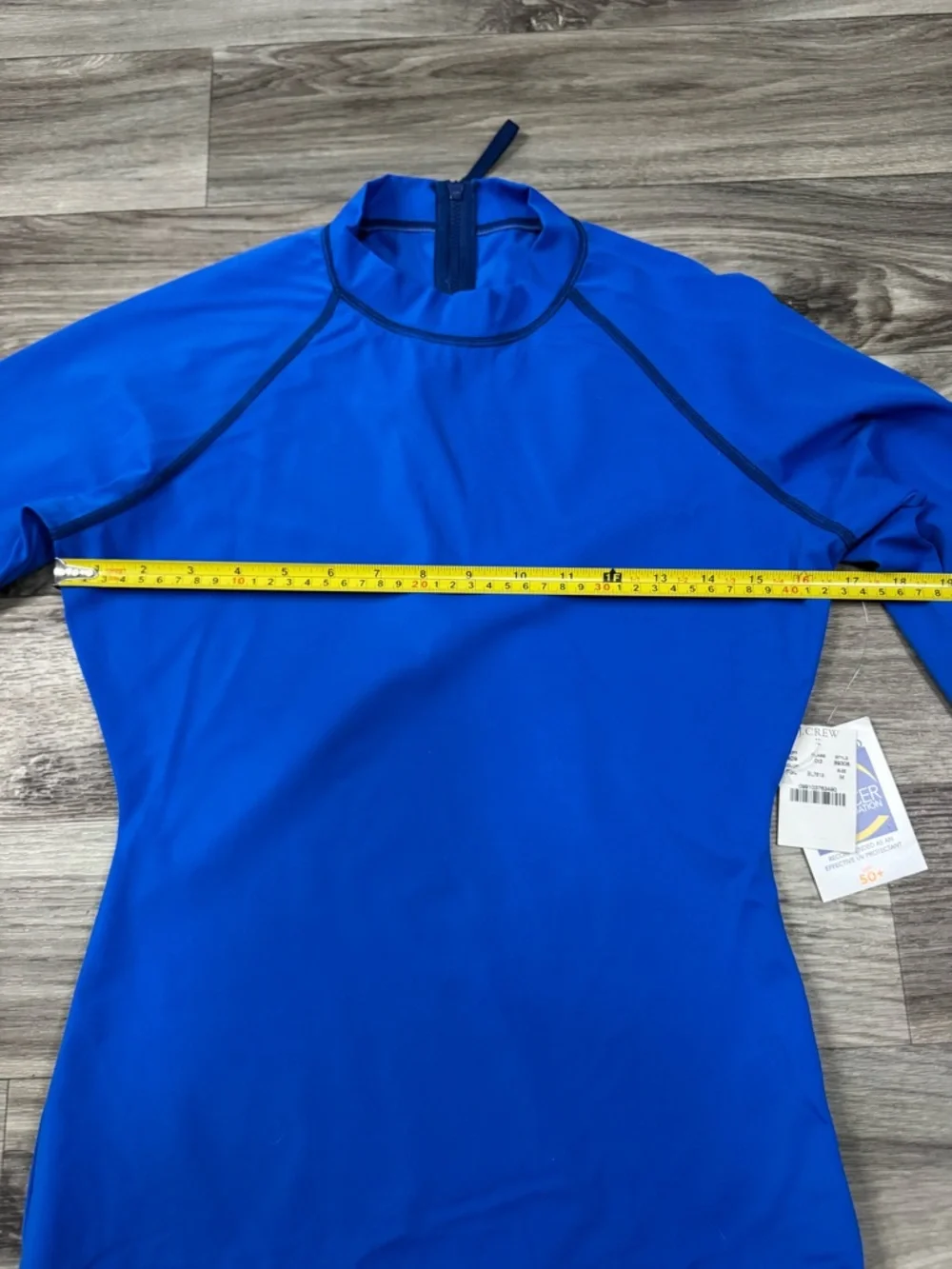J. Crew Women's Rashguard 50+ in Blue Size Medium NWT